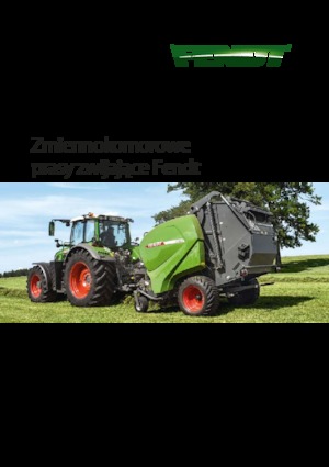राउंड बेलर Fendt Rotana 160 V Combi