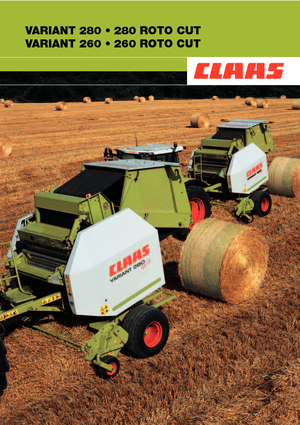 राउंड बेलर Claas Variant 280
