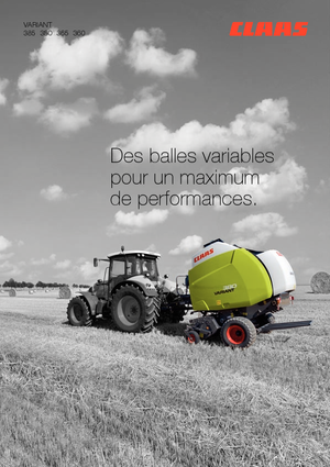 राउंड बेलर Claas Variant 385 RC Pro