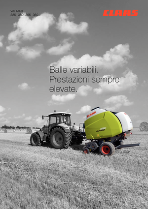राउंड बेलर Claas Variant 365 RC Pro