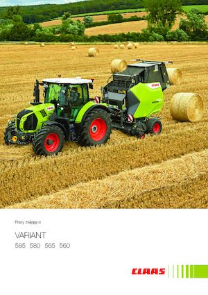 राउंड बेलर Claas Variant 580 RC Pro
