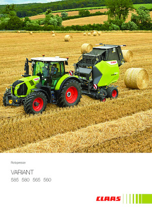राउंड बेलर Claas Variant 560 RF