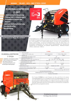 राउंड बेलर Ursus Z 543 A