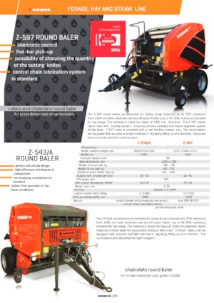 राउंड बेलर Ursus Z 597