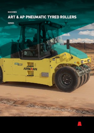 रबर-व्हील्ड रोलर Ammann ART 280 T3