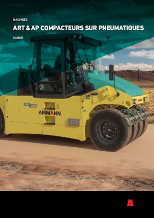 रबर-व्हील्ड रोलर Ammann ART 280 T3