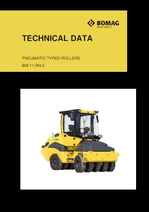 रबर-व्हील्ड रोलर Bomag BW 11 RH 5