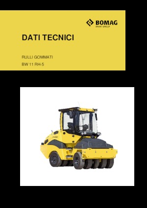 रबर-व्हील्ड रोलर Bomag BW 11 RH 5