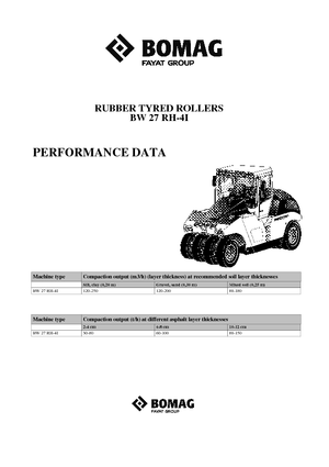 रबर-व्हील्ड रोलर Bomag BW 27 RH-4i