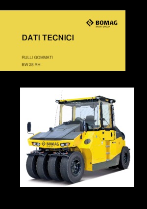 रबर-व्हील्ड रोलर Bomag BW 28 RH