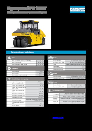 रबर-व्हील्ड रोलर Dynapac CP 2100 W 