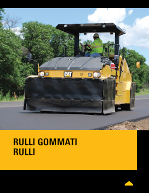 रबर-व्हील्ड रोलर Caterpillar CW16