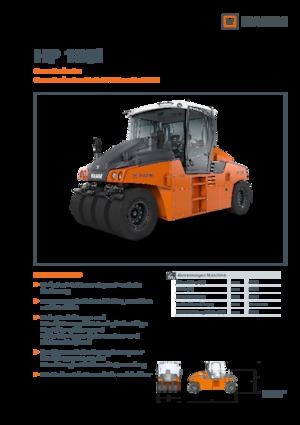 रबर-व्हील्ड रोलर Hamm HP 180i
