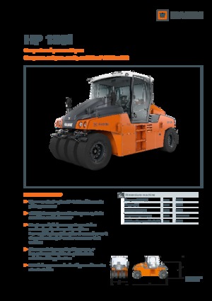 रबर-व्हील्ड रोलर Hamm HP 180i