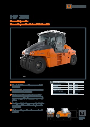 रबर-व्हील्ड रोलर Hamm HP 280
