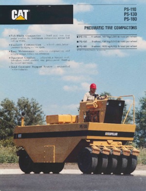 रबर-व्हील्ड रोलर Caterpillar PS 130