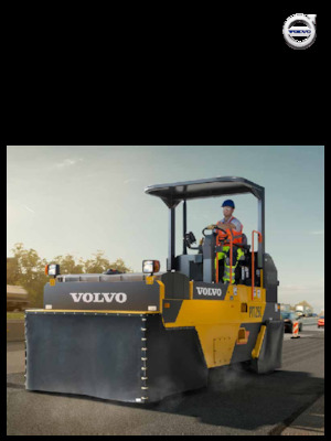 रबर-व्हील्ड रोलर Volvo PT125C 