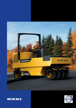 रबर-व्हील्ड रोलर Volvo PT125R