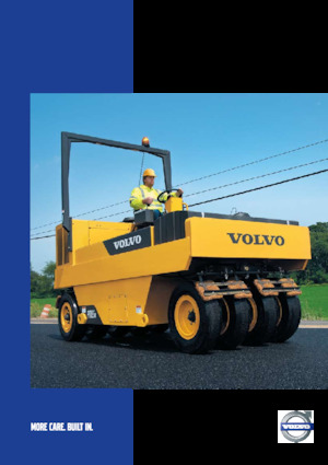 रबर-व्हील्ड रोलर Volvo PT125R