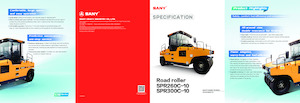 रबर-व्हील्ड रोलर Sany SPR260C-10