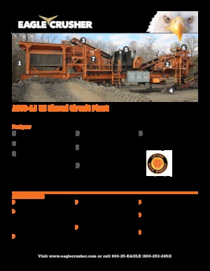 रबल रीसाइक्लिंग प्लांट Eagle Crusher 1000-15 CC