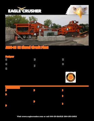 रबल रीसाइक्लिंग प्लांट Eagle Crusher 1200-25 CC