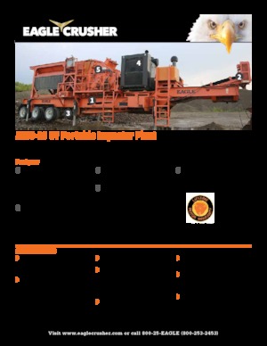 रबल रीसाइक्लिंग प्लांट Eagle Crusher 1200-25 CV