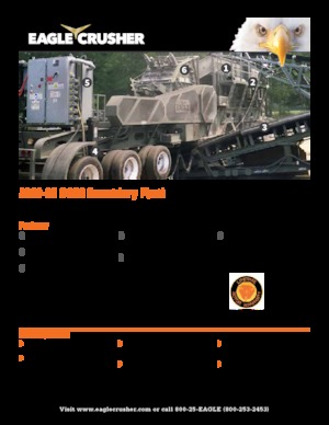 रबल रीसाइक्लिंग प्लांट Eagle Crusher 1200-25 OCSS 
