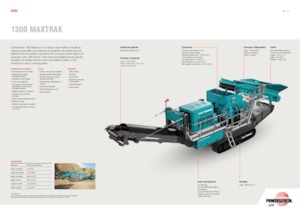 रबल रीसाइक्लिंग प्लांट Powerscreen 1300 Maxtrak