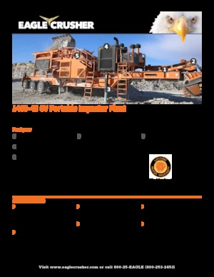 रबल रीसाइक्लिंग प्लांट Eagle Crusher 1400-45 CV