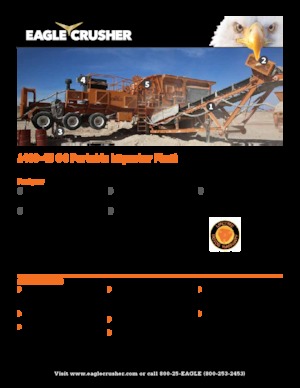 रबल रीसाइक्लिंग प्लांट Eagle Crusher 1400-45 OC