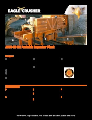 रबल रीसाइक्लिंग प्लांट Eagle Crusher 1600-69 OC