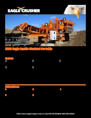 रबल रीसाइक्लिंग प्लांट Eagle Crusher 2036 Eagle