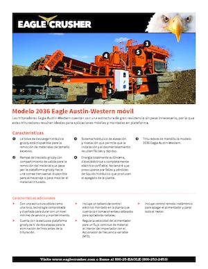 रबल रीसाइक्लिंग प्लांट Eagle Crusher 2036 Eagle
