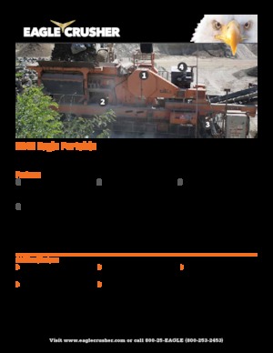 रबल रीसाइक्लिंग प्लांट Eagle Crusher 3242 Eagle