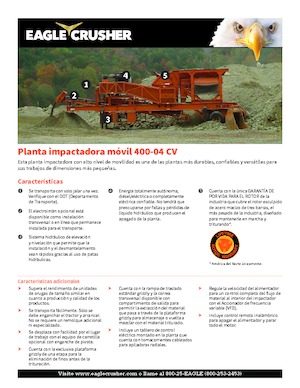 रबल रीसाइक्लिंग प्लांट Eagle Crusher 400-04 CV