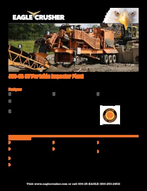 रबल रीसाइक्लिंग प्लांट Eagle Crusher 500-05 CV