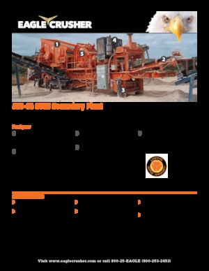 रबल रीसाइक्लिंग प्लांट Eagle Crusher 500-05 CVSS