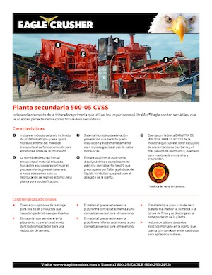 रबल रीसाइक्लिंग प्लांट Eagle Crusher 500-05 CVSS