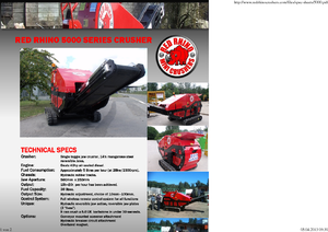 रबल रीसाइक्लिंग प्लांट Red Rhino 5000