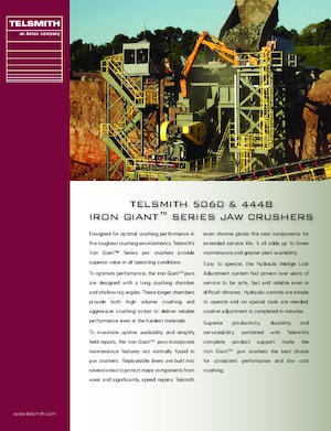 रबल रीसाइक्लिंग प्लांट Telsmith 5060