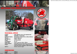 रबल रीसाइक्लिंग प्लांट Red Rhino 7000 Plus