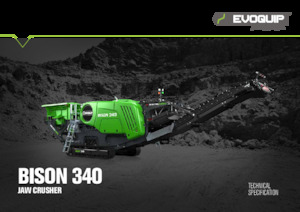 रबल रीसाइक्लिंग प्लांट EvoQuip Bison 340