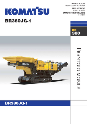 रबल रीसाइक्लिंग प्लांट Komatsu BR380JG-1E0