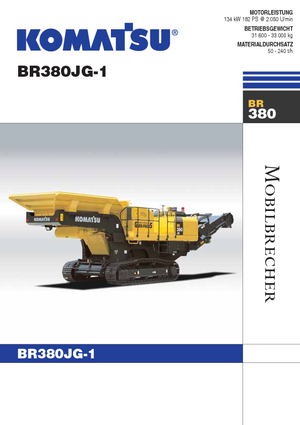 रबल रीसाइक्लिंग प्लांट Komatsu BR380JG