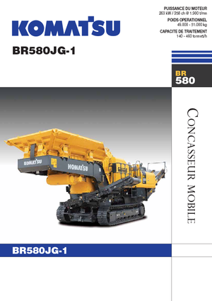 रबल रीसाइक्लिंग प्लांट Komatsu BR580JG-1