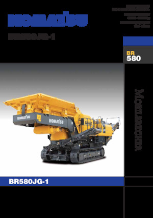 रबल रीसाइक्लिंग प्लांट Komatsu BR580JG-1
