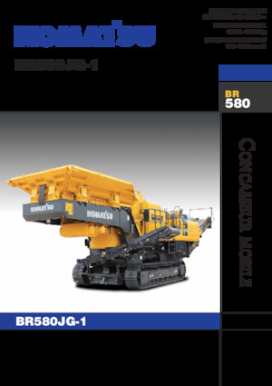 रबल रीसाइक्लिंग प्लांट Komatsu BR580JG-1