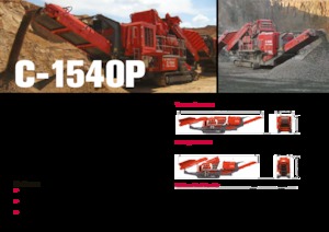 रबल रीसाइक्लिंग प्लांट Terex-Finlay C 1540 P