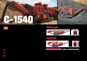 रबल रीसाइक्लिंग प्लांट Terex-Finlay C 1540 P